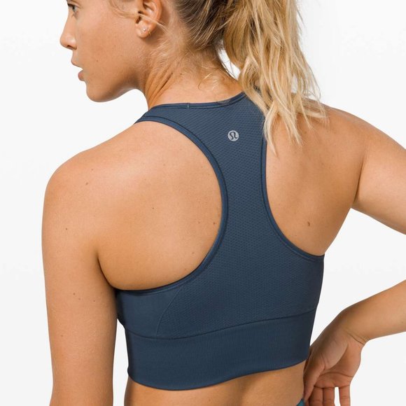 lululemon  | Ebb to Train Bra Iron Blue - Picture 3 of 4